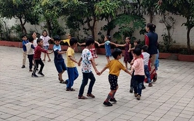 children event at geetanjali public school rewa